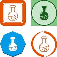 Flask Icon Design vector