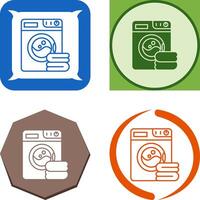 Washing Machine Icon Design vector