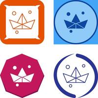 Origami Icon Design vector