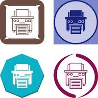 Printer Icon Design vector