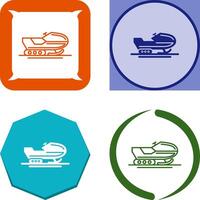 Snowmobile Icon Design vector