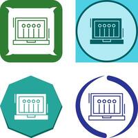 Laptop Icon Design vector