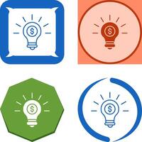 Light Bulb Icon Design vector