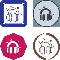 Earmuff Icon Design vector