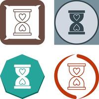 Hourglass Icon Design vector