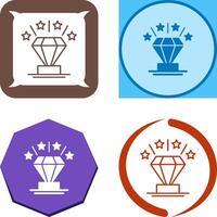 diseño de icono de diamante vector