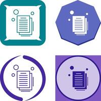 Document Icon Design vector
