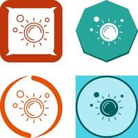 diseño de icono de sol vector