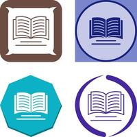 Book Icon Design vector