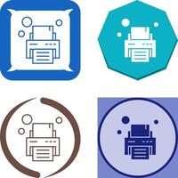 Printer Icon Design vector