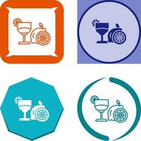 Lime Juice Icon Design vector
