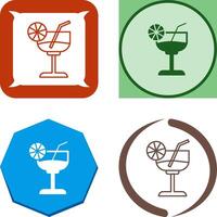 Cocktail Icon Design vector