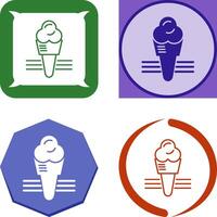 diseño de icono de helado vector