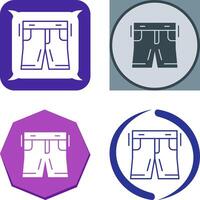 diseño de icono de pantalones cortos vector