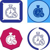 Timer Icon Design vector