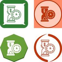 Time is Money Icon Design vector