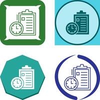 Time Management Icon Design vector