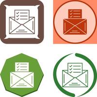 Check List Icon Design vector