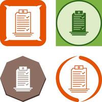 Check List Icon Design vector