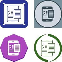 Check List Icon Design vector