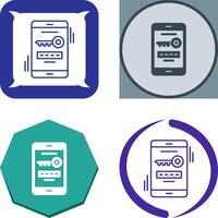 One Time Password Icon Design vector