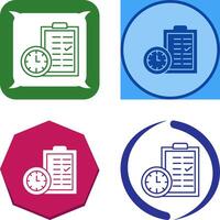 Time Planing Icon Design vector