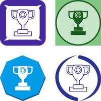 Trophy Icon Design vector