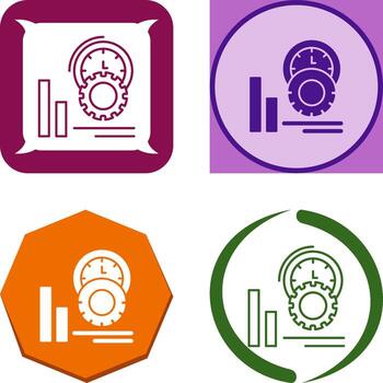 diseño de icono de rendimiento vector