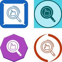 Quick Selection Icon Design vector
