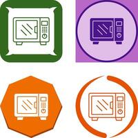 Microwave Icon Design vector