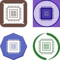 Processor Icon Design vector