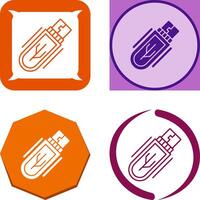 Usb Drive Icon Design vector