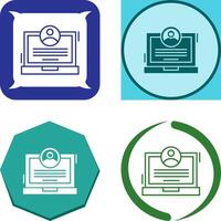 CV Icon Design vector