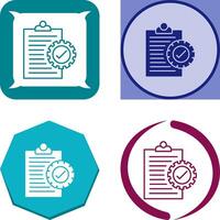 Check List Icon Design vector