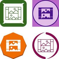 Gallery Icon Design vector