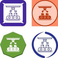 Coneyor Icon Design vector