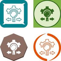 Research and Development Icon Design vector