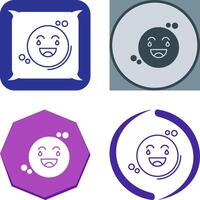 Loughing Icon Design vector