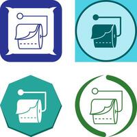 Tissue Roll Icon Design vector