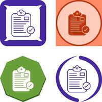 Secure Notepad Icon Design vector