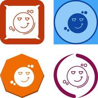 Smirk Icon Design vector