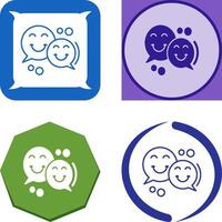 Chatting Icon Design vector
