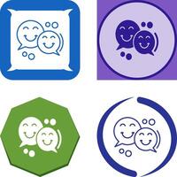 Chatting Icon Design vector