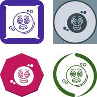 Dazed Icon Design vector