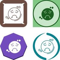 triste icono diseño vector