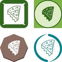 Pizza Slice Icon Design vector