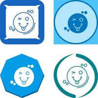 Tongue Out Icon Design vector