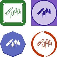 Manicure Icon Design vector