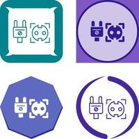 Socket Icon Design vector