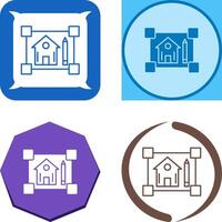 Blueprint Icon Design vector